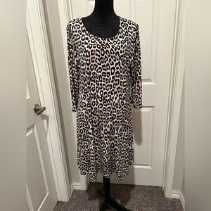 Chico’s 2 animal print dress